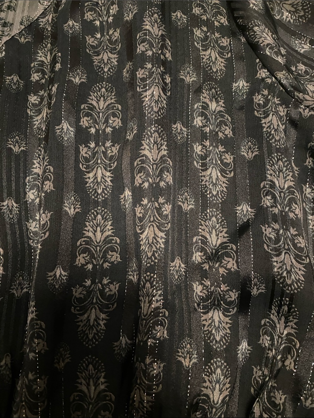 Style & Co Dress Damask Shine 3/4 Flutter-Sleeve Dress, NWT - Picture 5 of 8